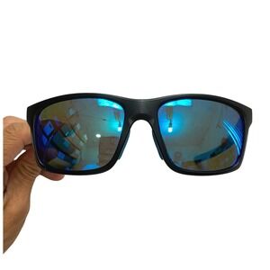 Flying Fisherman Freeline 7706BSB Sunglasses Matte Black Blue Mirror Polarized
